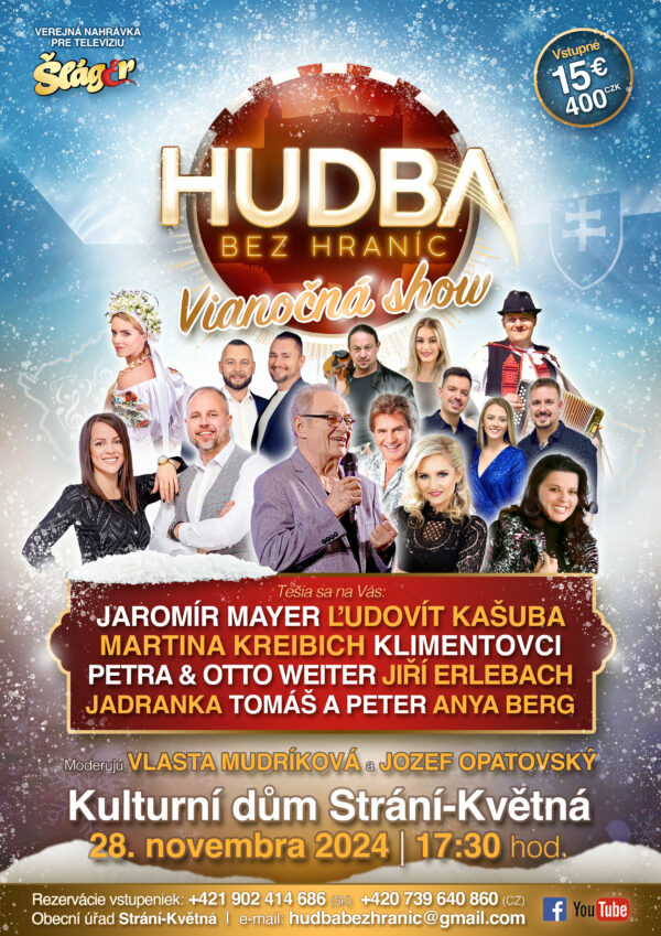 HUDBA BEZ HRANIC - VIANOČNÁ SHOW